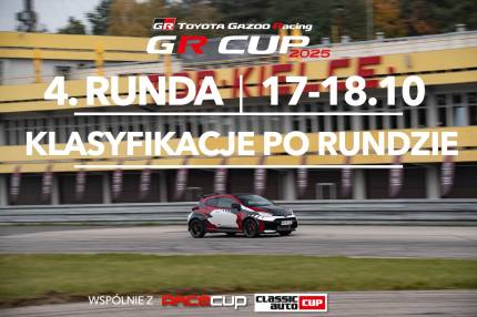 Klasyfikacje TOYOTA GR CUP 2025 po 4. rundzie na Torze Kielce